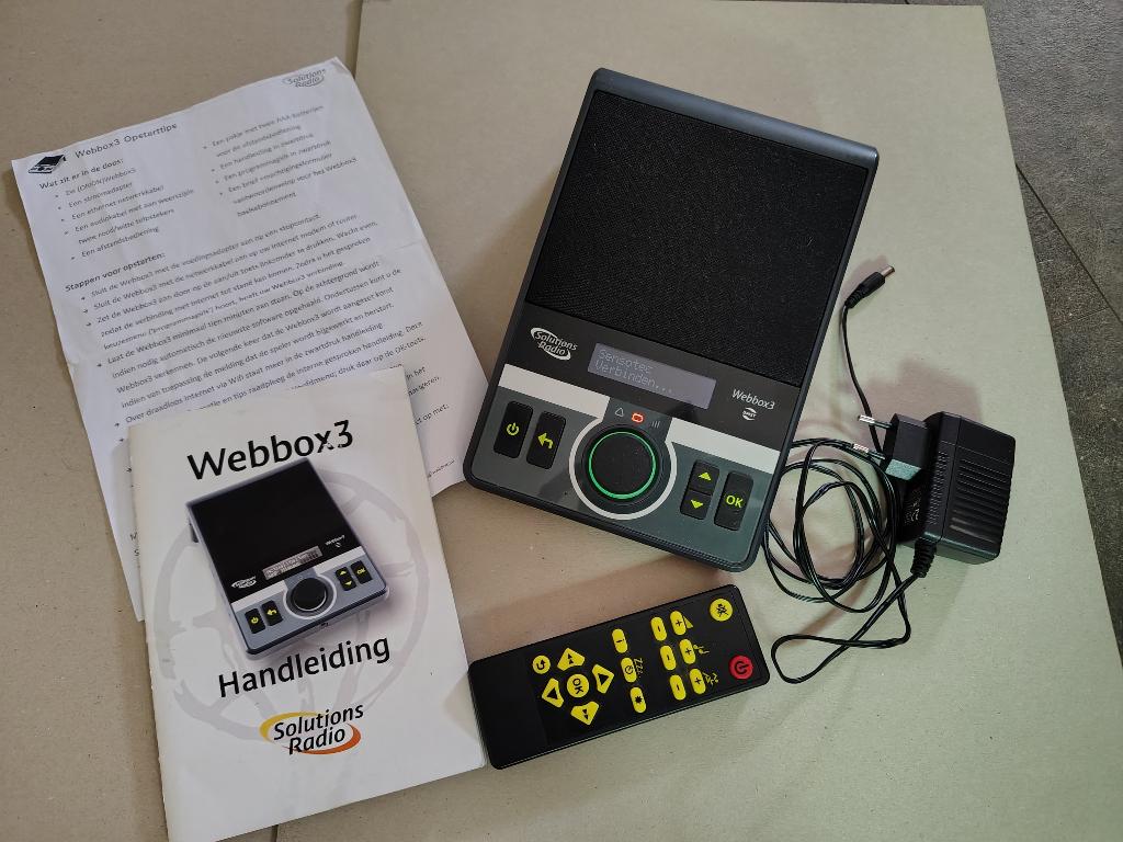 Webbox 3 mediabox, Ophalen, Zo goed als nieuw