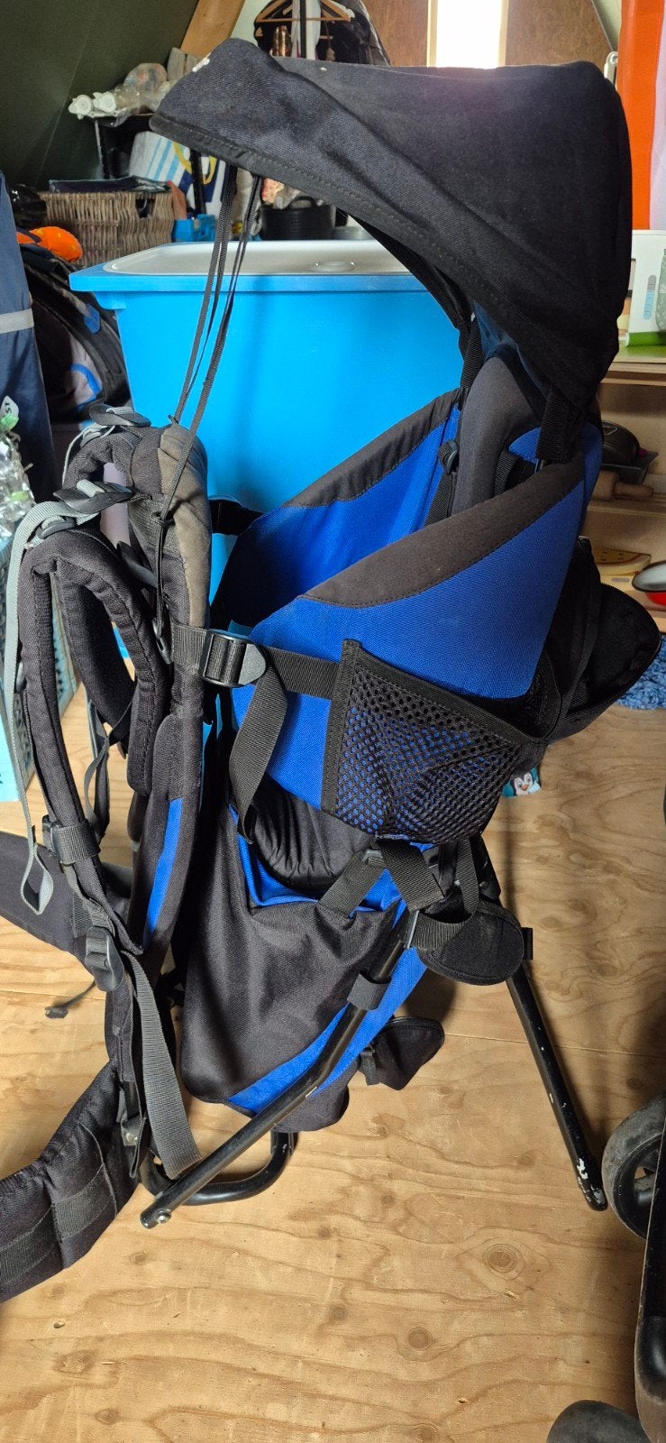 Deuter Kid Comfort 2 - Fijne wandel draagzak met zonnekap, Gebruikt, Rug, Draagzak, Ophalen