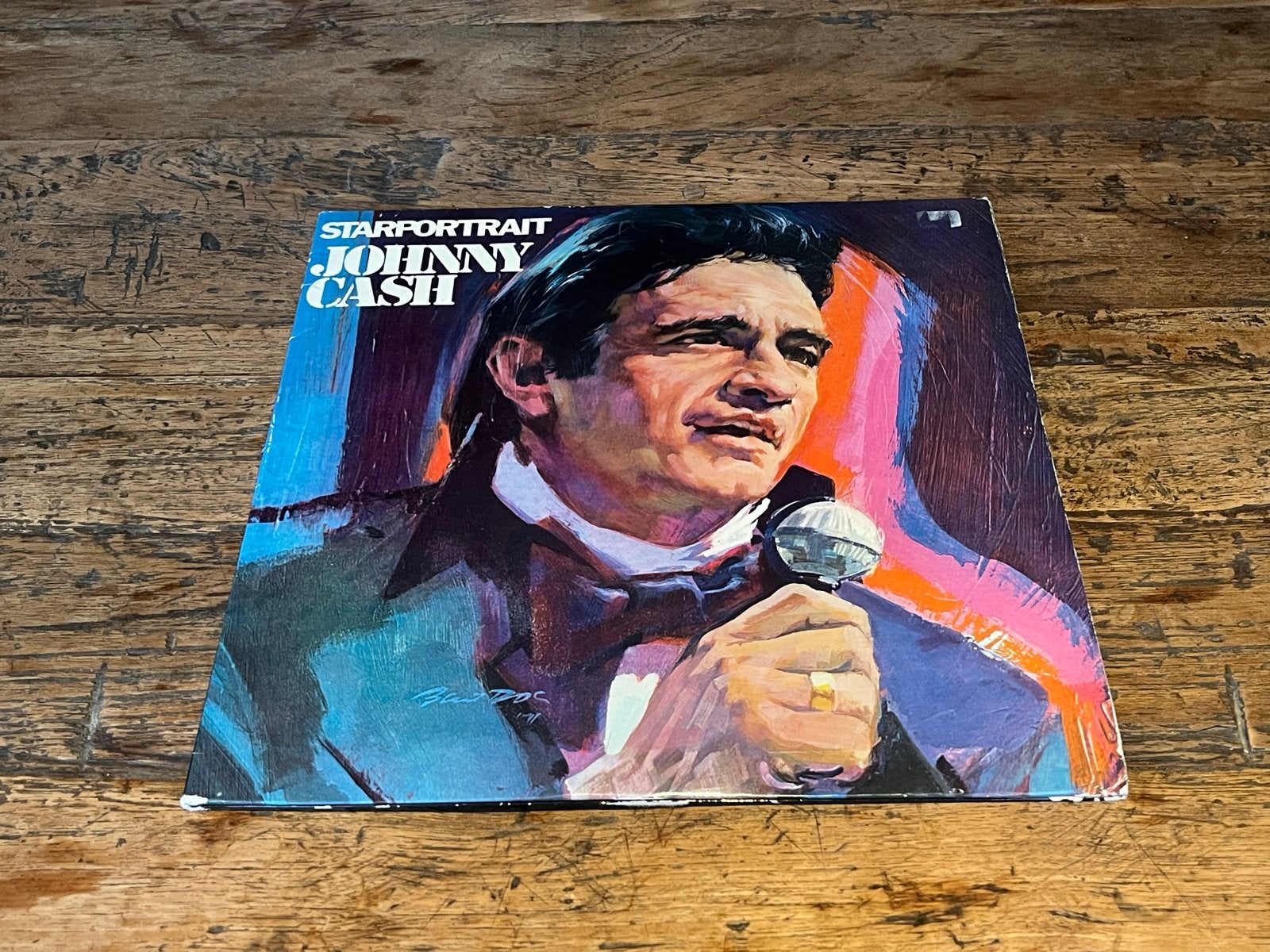 Johnny Cash - Starportrait dubbel LP, Gebruikt, Ophalen of Verzenden, Inclusief boekje, Country