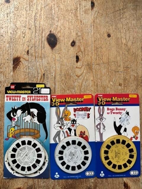Viewmaster 3 sets Loony Tunes, Verzamelen, Speelgoed, Gebruikt, Ophalen of Verzenden