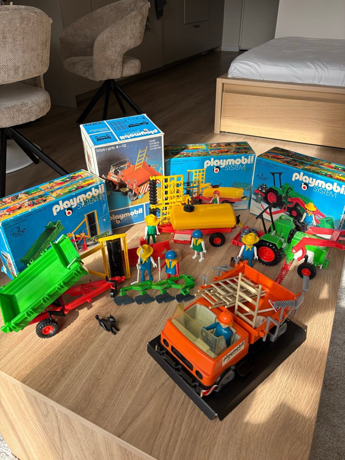 Playmobil System Vintage Collectie - Boerenleven & Bouw, Kinderen en Baby's, Gebruikt, Complete set, Voertuig, Ophalen of Verzenden