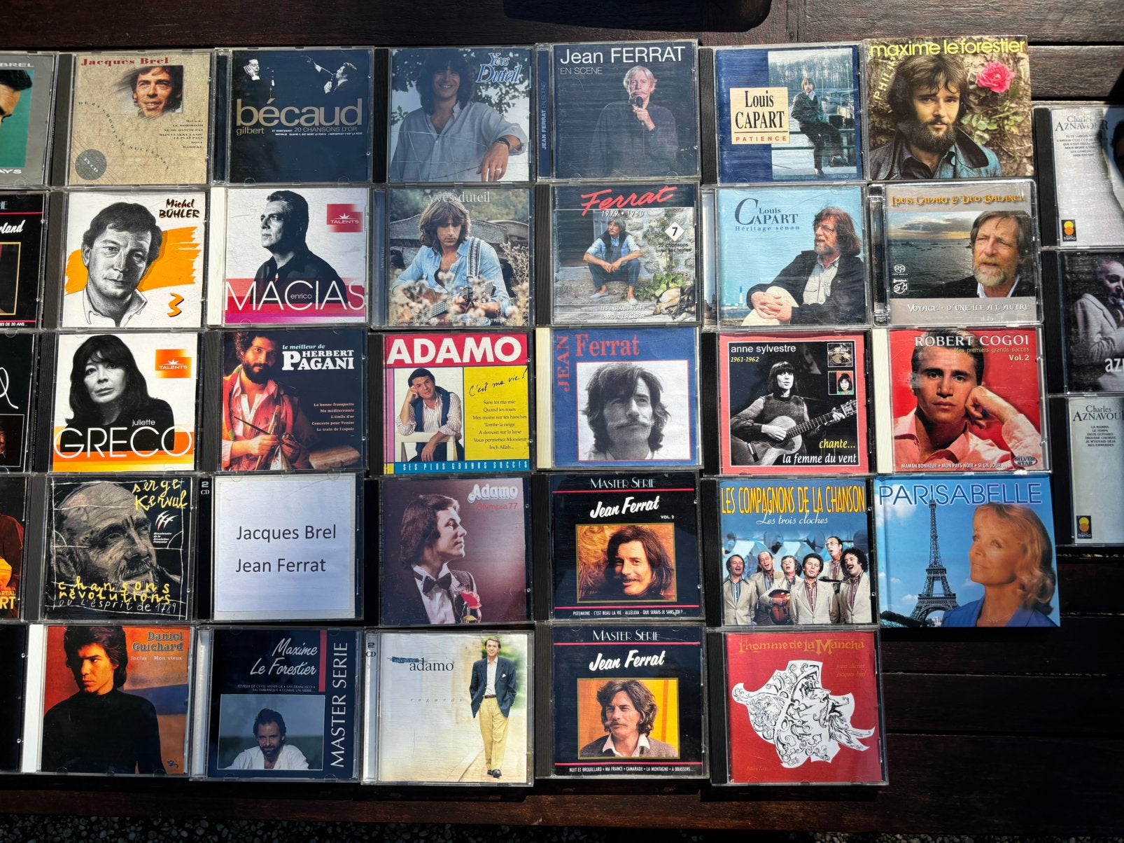 35 cd’s met Franstalige muziek, Ophalen of Verzenden, Zo goed als nieuw