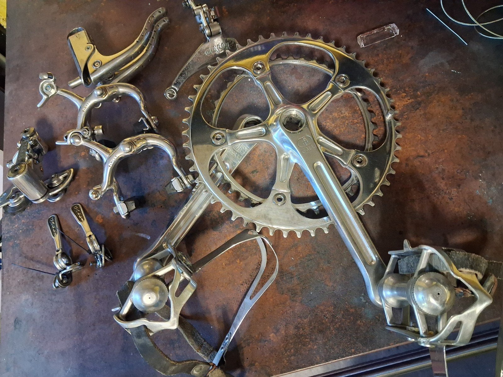 vintage racefiets galli set, Ophalen of Verzenden, Gebruikt, Racefiets