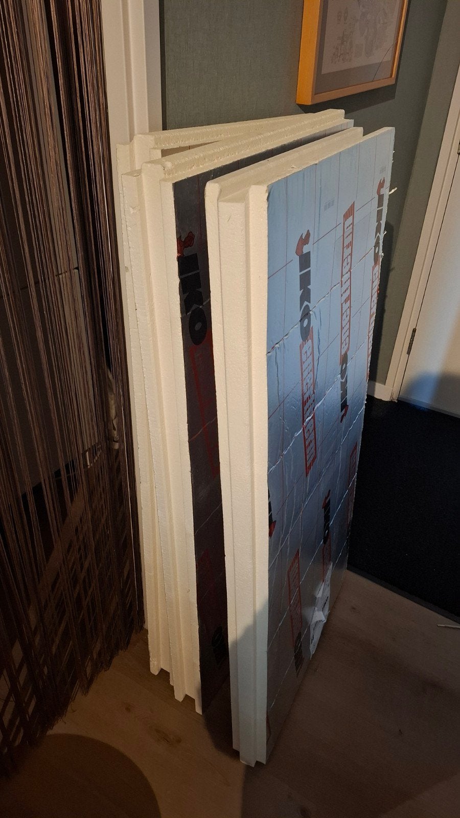 3x PIR isolatieplaten 80mm dikte, Ophalen, Minder dan 25 mm, Eiken, Nieuw