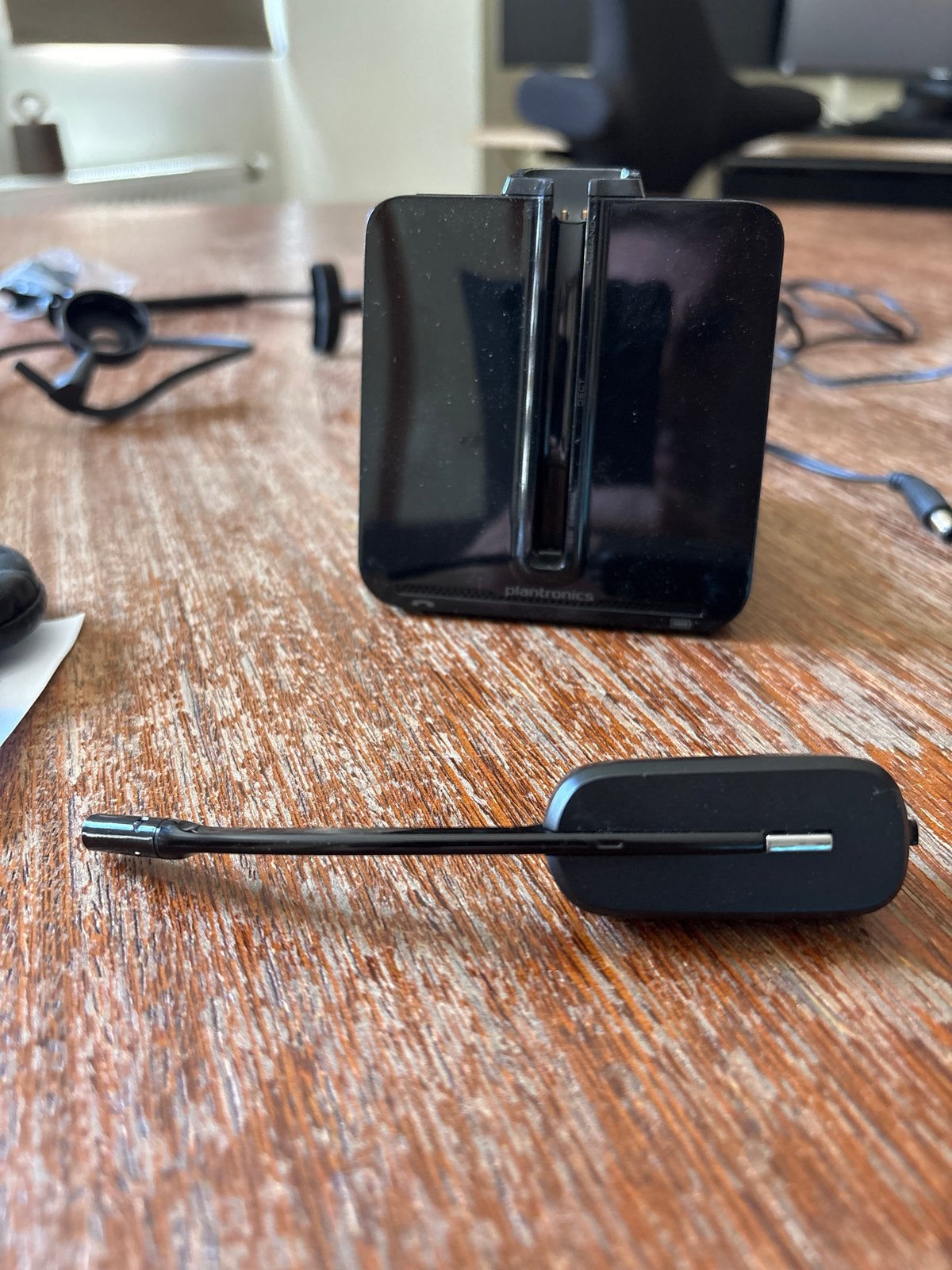 Plantronics cs540 headset - Ontvanger werkt goed, Computers en Software, Headsets, Ophalen, Gebruikt