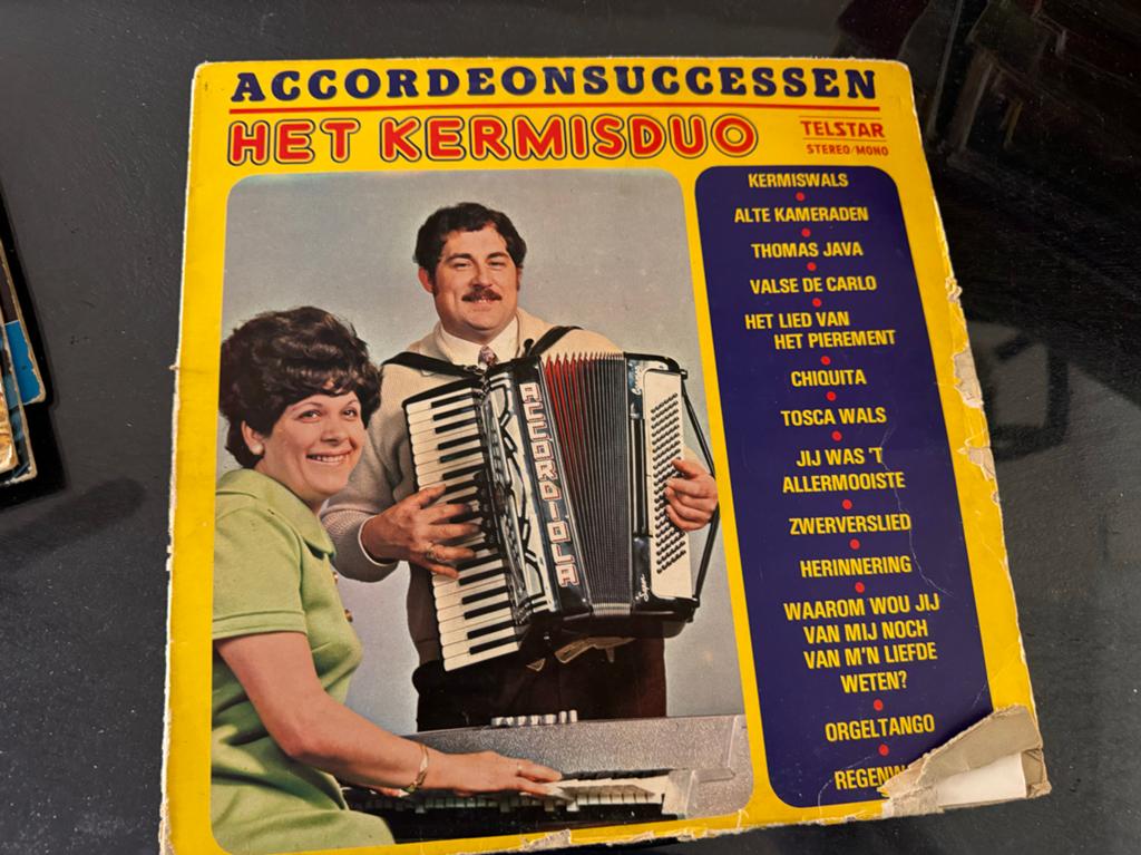 Het Kermisduo - Accordeonsuccessen LP (Telstar), Ophalen of Verzenden, Zo goed als nieuw