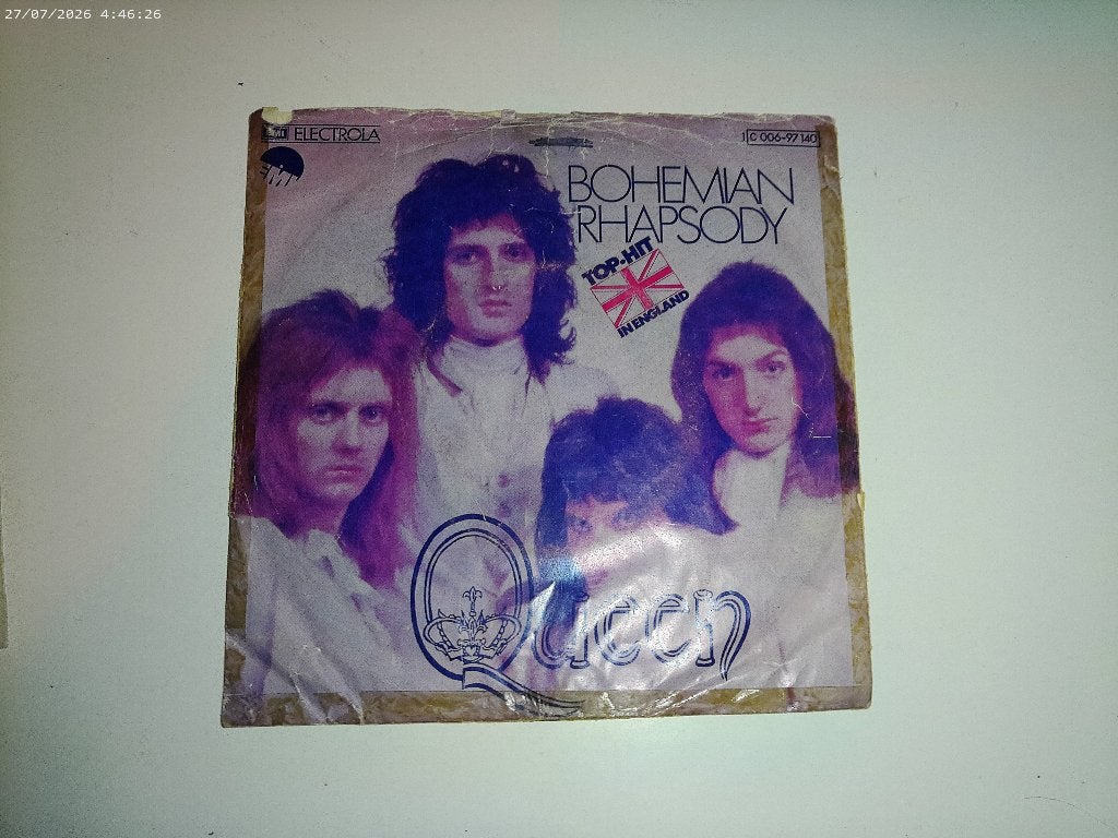 Queen - Bohemian Rhapsody, Gebruikt, Fotohoes, 7 inch, Ophalen of Verzenden