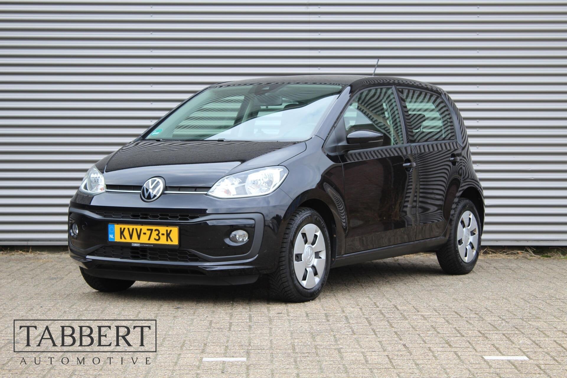 Volkswagen Up! 1.0 Move Up! Zwart 5drs Stoelverwarming, Auto's, Gebruikt, 4 stoelen, Zwart, Bedrijf
