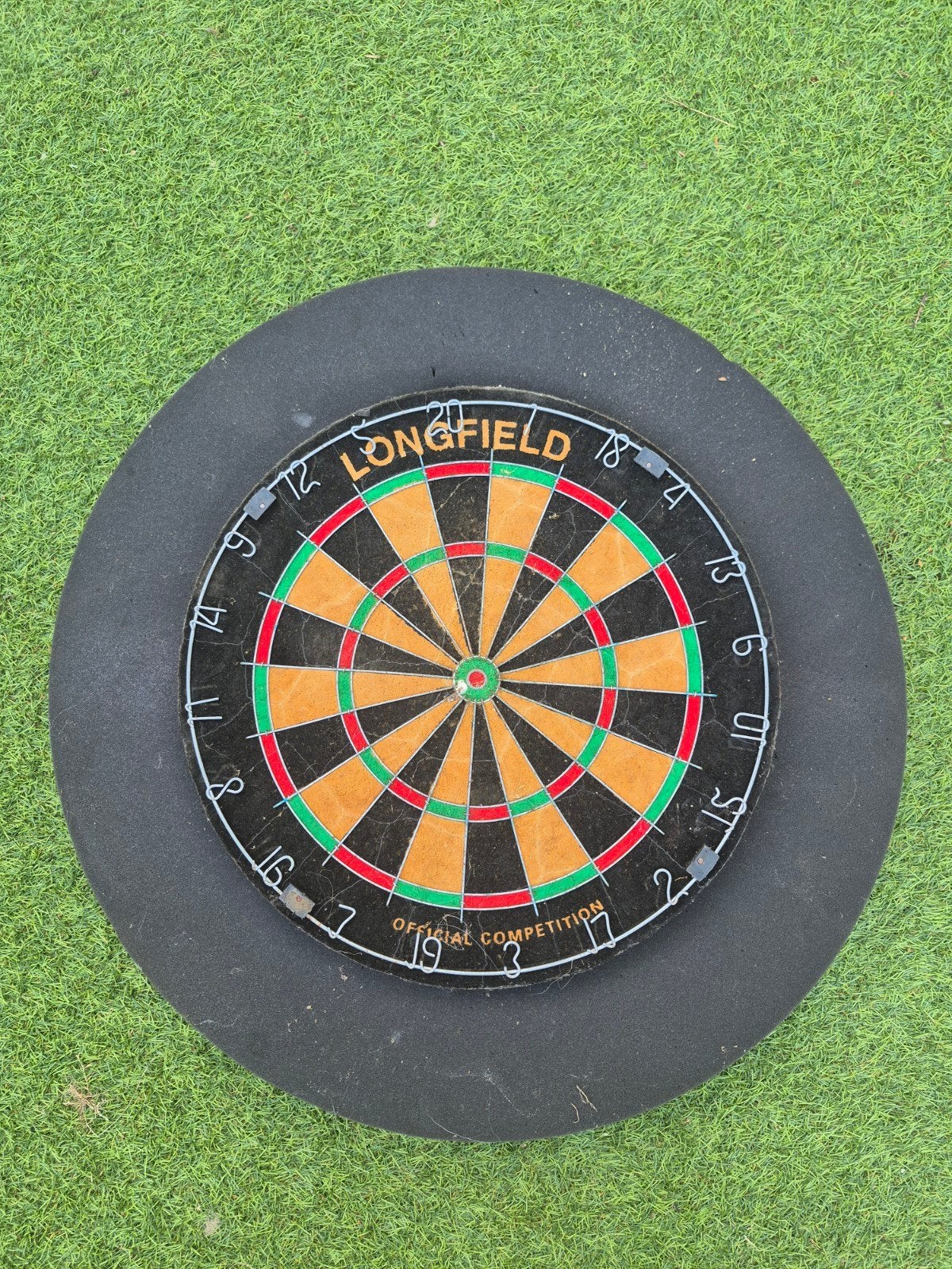 Dartbord met rand., Ophalen, Gebruikt, Dartbord
