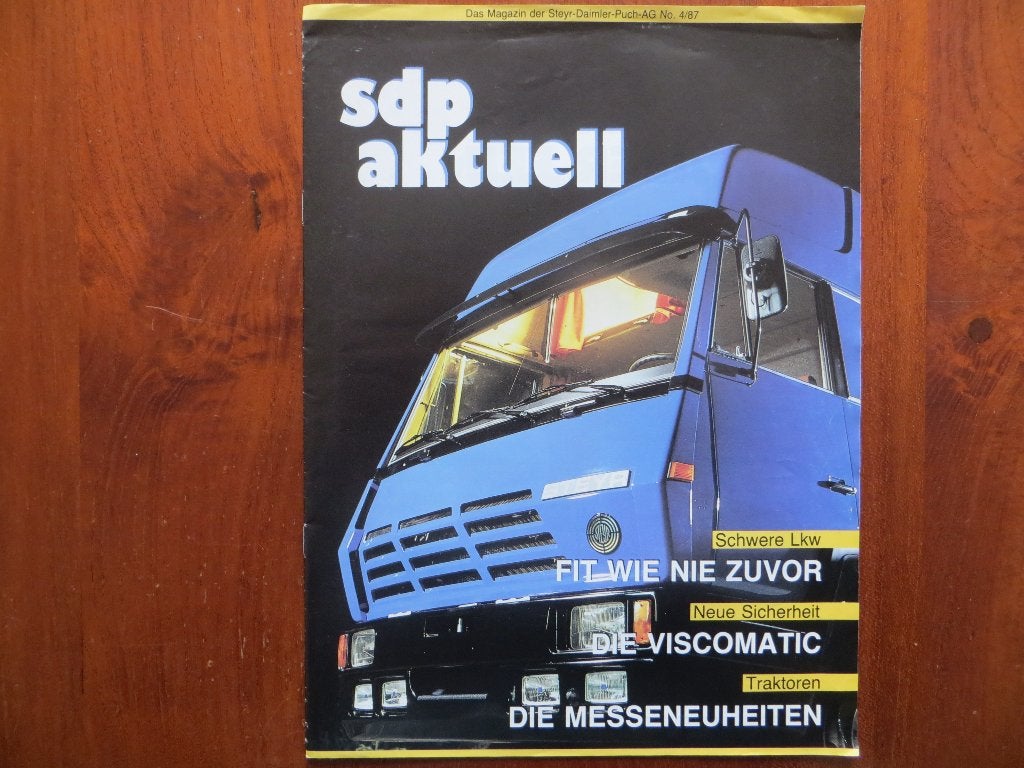 Steyr-Daimler-Puch: SDP Aktuell (nr. 4 1987), Ophalen of Verzenden, Nieuw, Overige merken