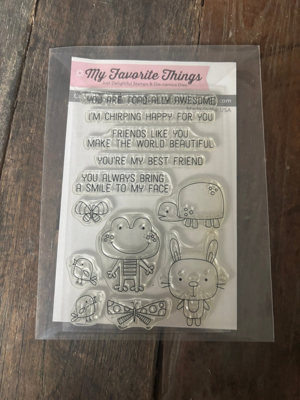 Mft stempel Springtime Critters, Ophalen of Verzenden, Nieuw, Clearstamp