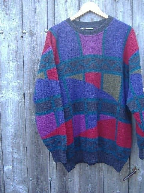 vintage wollen trui mt 54 ( xl)  vn Monello, Kleding | Heren, Maat 52/54 (L), Overige kleuren, Ophalen of Verzenden, Monello