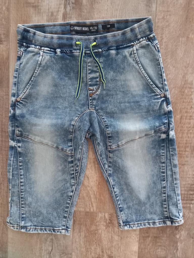 Stoere spijker korte broek Nieuw 146/ 152 Coolcat, Broek, Coolcat, Nieuw, Ophalen of Verzenden