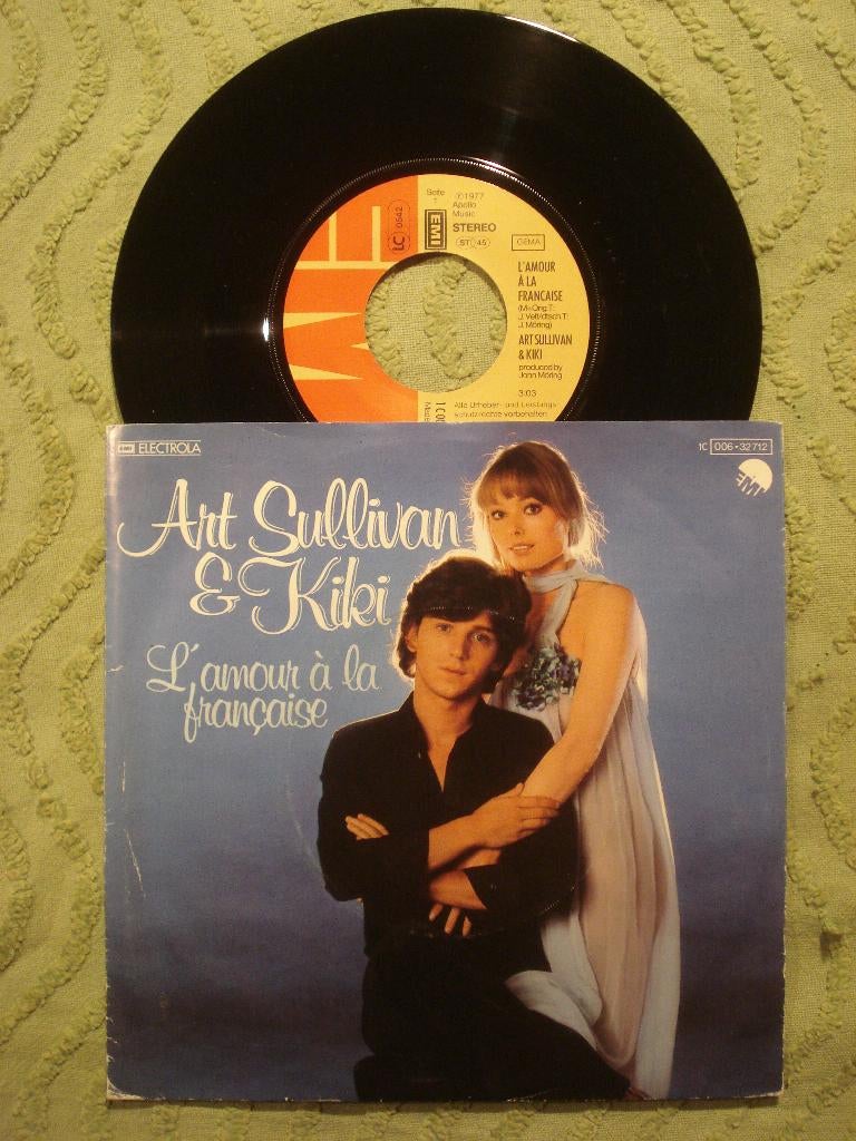 Art Sullivan & Kiki 7" Vinyl Single: L’ amour a la française, 7 inch, Single, Ophalen of Verzenden, Zo goed als nieuw