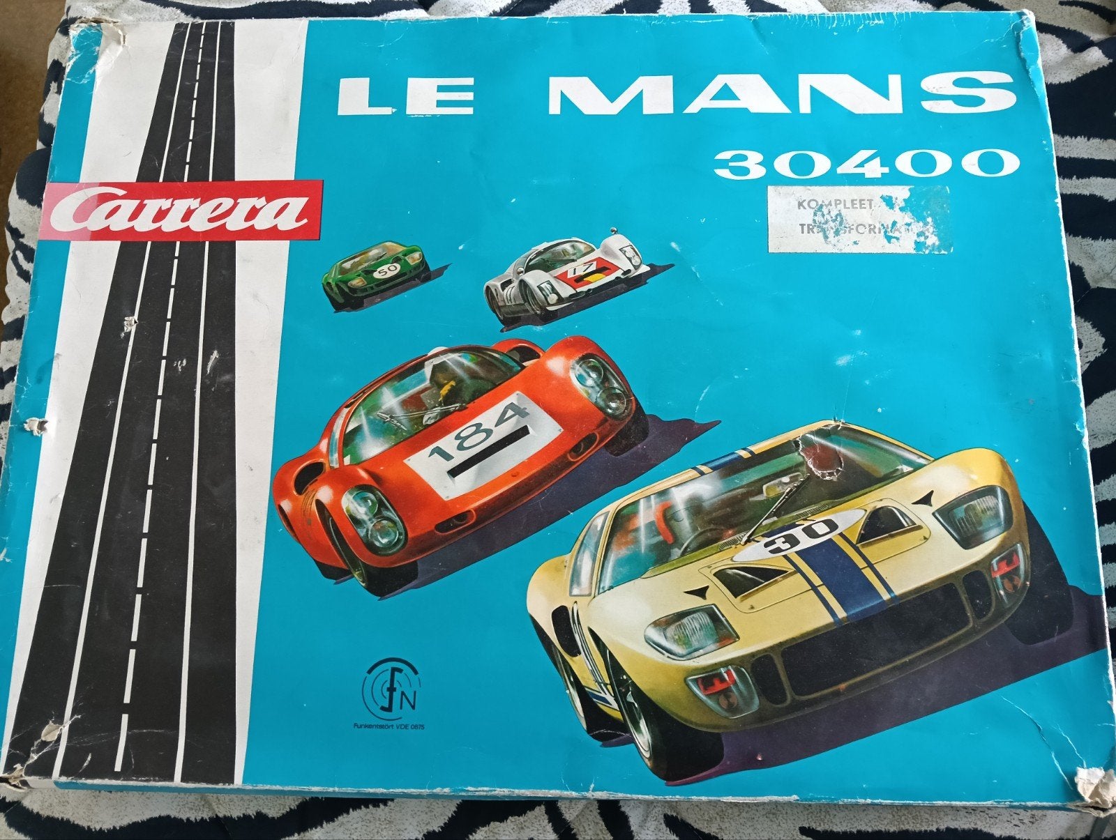 Vintage Carrera Le Mans 30400 Racebaan met Extra's, Ophalen, Carrera, Elektrisch, Racebaan