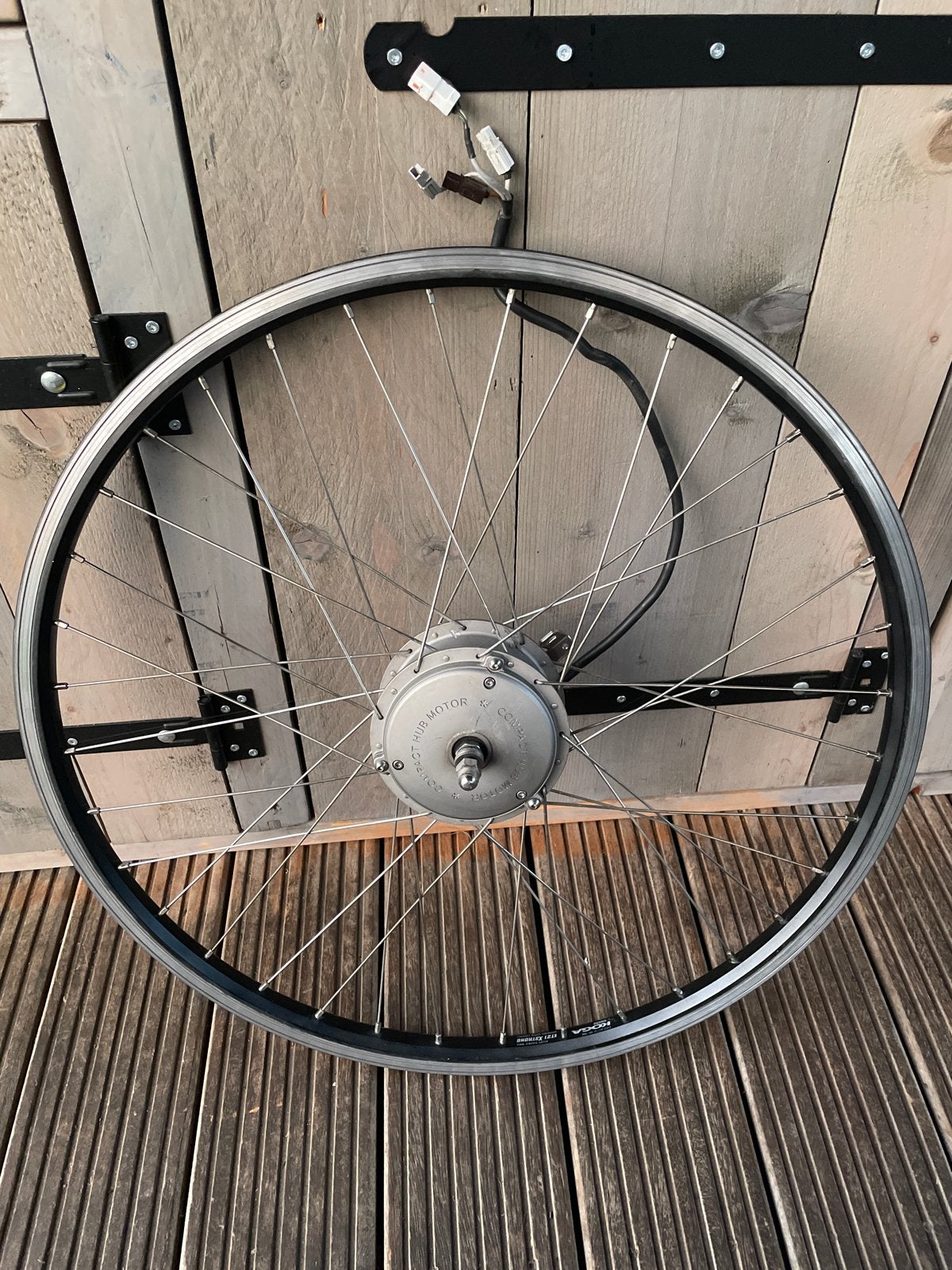 Koga E-bike voorwiel met motor (CMU-11 24SPR), Gebruikt, Aluminium, Ophalen, Elektrische fiets