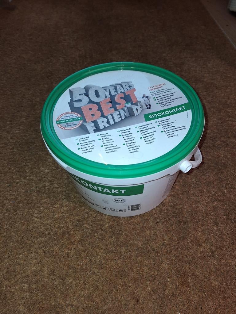 Knauf Betokontakt hechtmiddel 5 kg, Doe-het-zelf en Verbouw, Ophalen of Verzenden