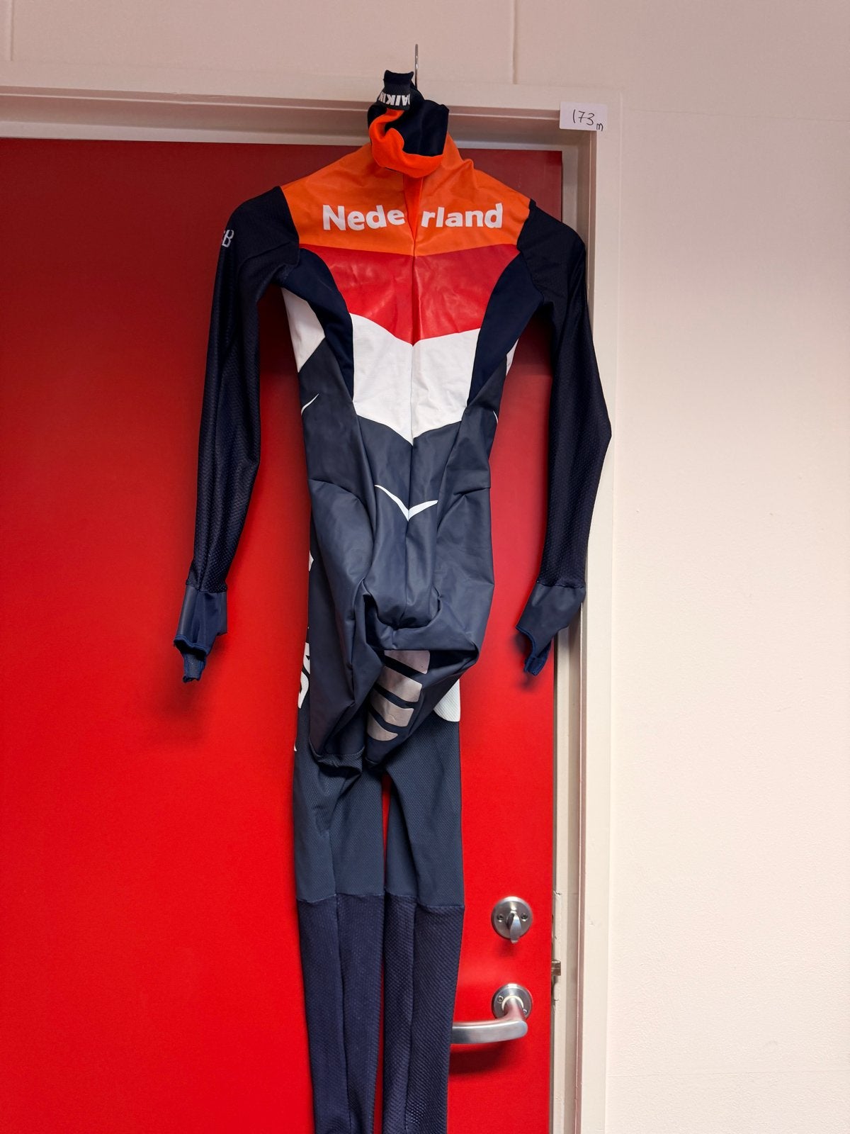 Rubberpak langebaan shorttrack Nederlands team maat M, Ophalen of Verzenden, Nieuw, Overige typen