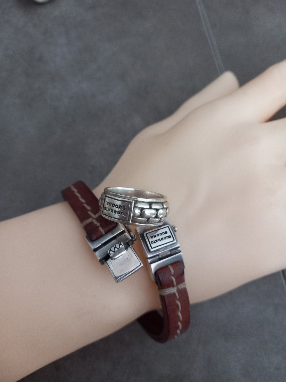 Buddha to Buddha , armband en ring origineel,, Gebruikt, Verzenden, 19 tot 20, Dame