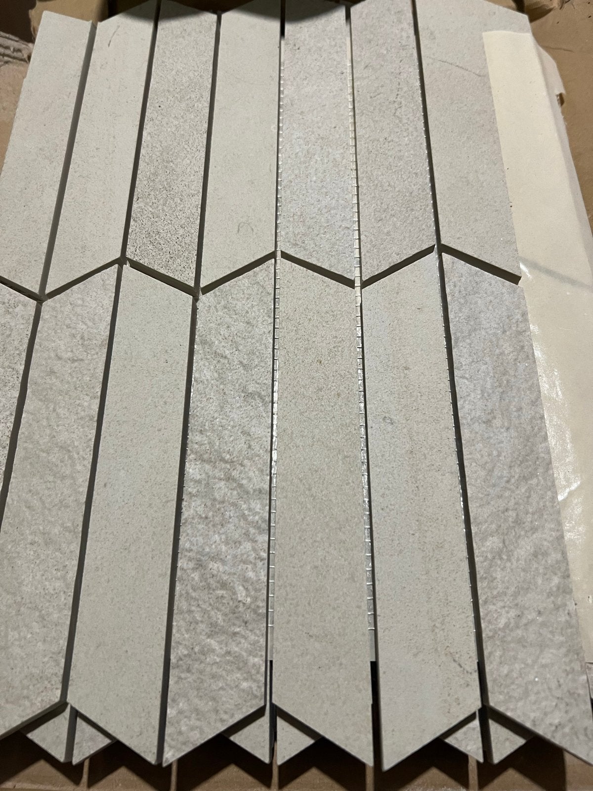 2m Refin Ceramiche Mozaïek Tegels - Beige Mozaico Plissé Mix, Ophalen, Nieuw, 20 tot 40 cm, Minder dan 5 m²