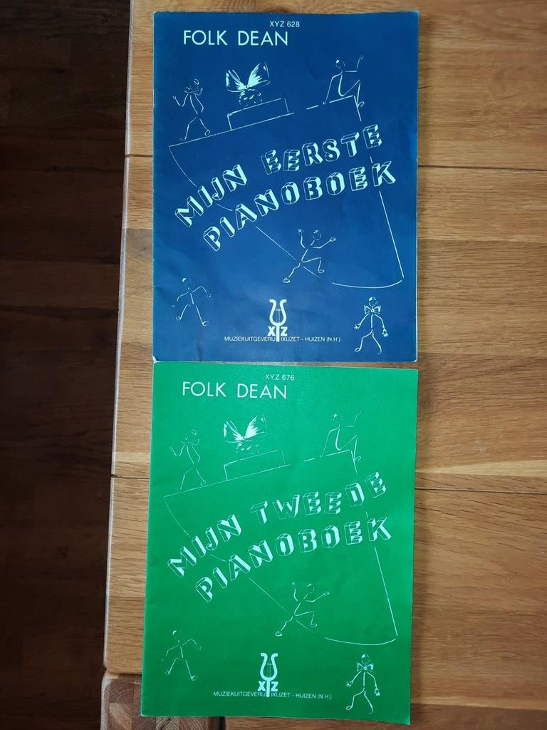 piano Folk Dean pianoboek 1+2 plus 8 andere-set voor starter, Muziek en Instrumenten, Bladmuziek, Gebruikt, Ophalen of Verzenden