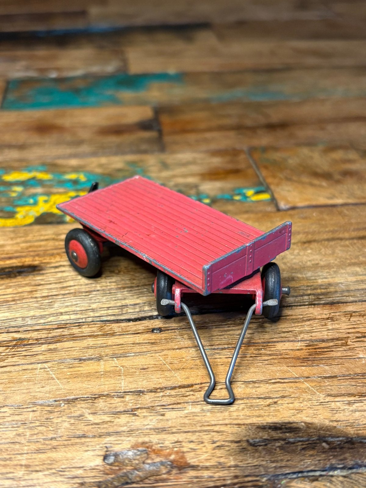 Dinky Toys 25G Trailer rood – origineel vintage Meccano, Ophalen of Verzenden, Gebruikt, Dinky Toys