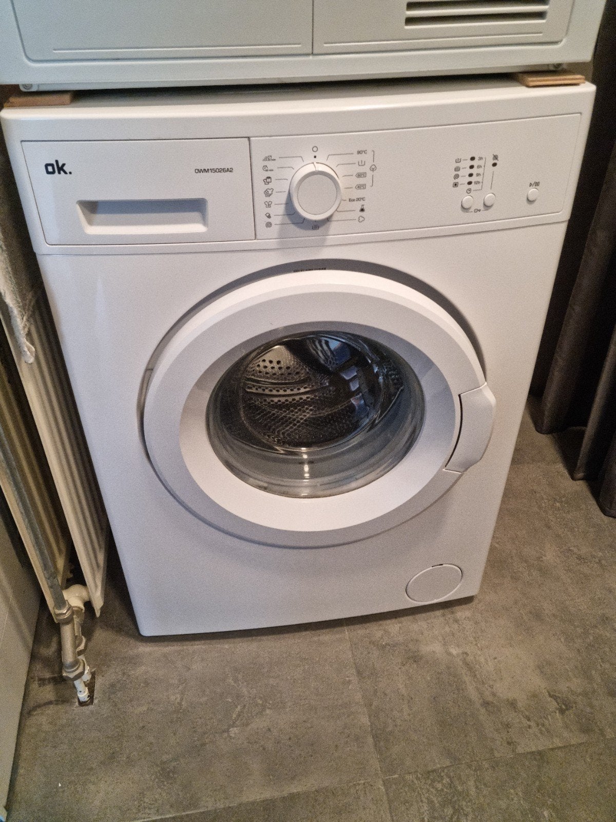Wasmachine en droger - OK. en Bosch - Ophalen in Nieuwegein, Ophalen, Gebruikt