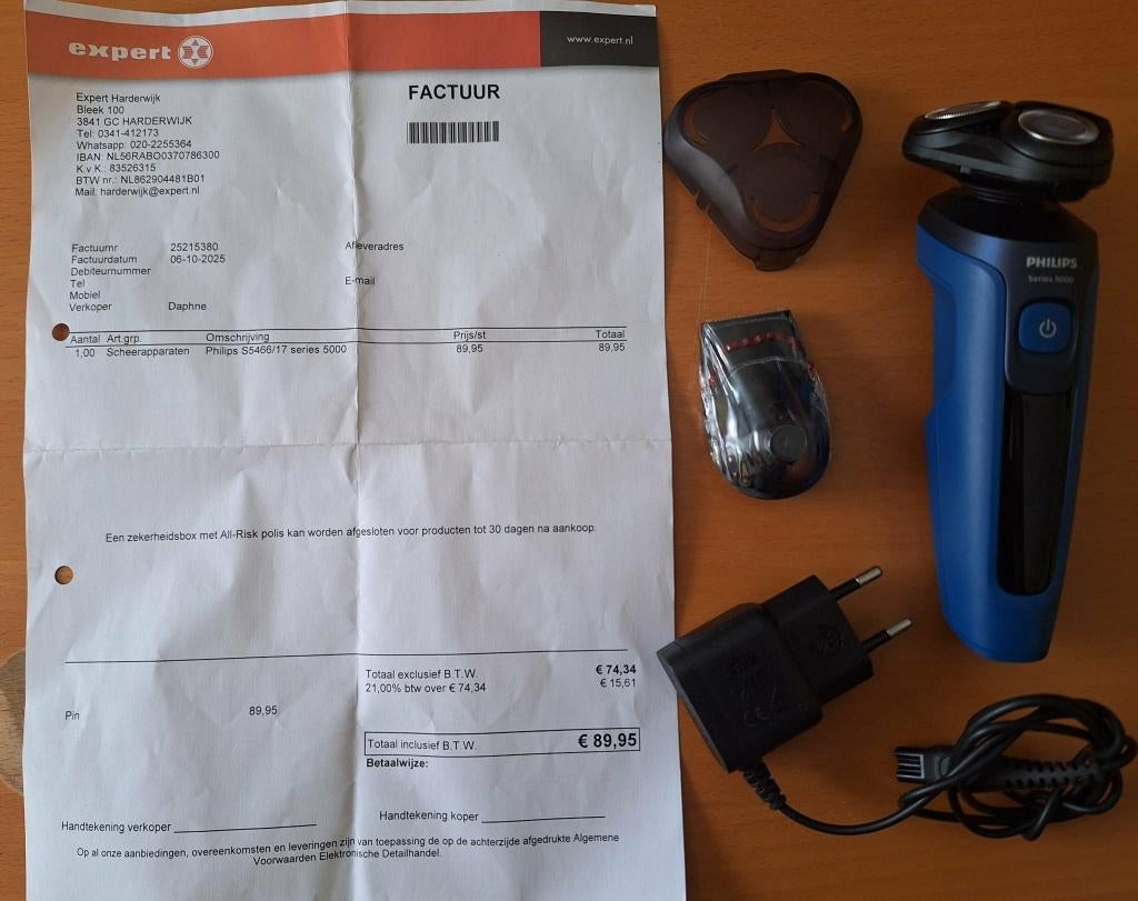 Philips Shaver Series 5000 S5466/17, Ophalen of Verzenden, Zo goed als nieuw, Scheren en Epileren