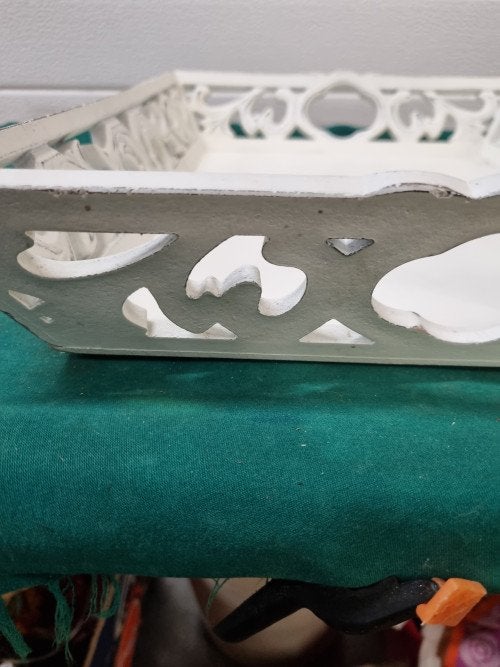 dienblad van hout met bewerkte rand, Huis en Inrichting, Woonaccessoires | Dienbladen, Ophalen of Verzenden, 'T Olde Gre-j, Info@toldegrej.nl