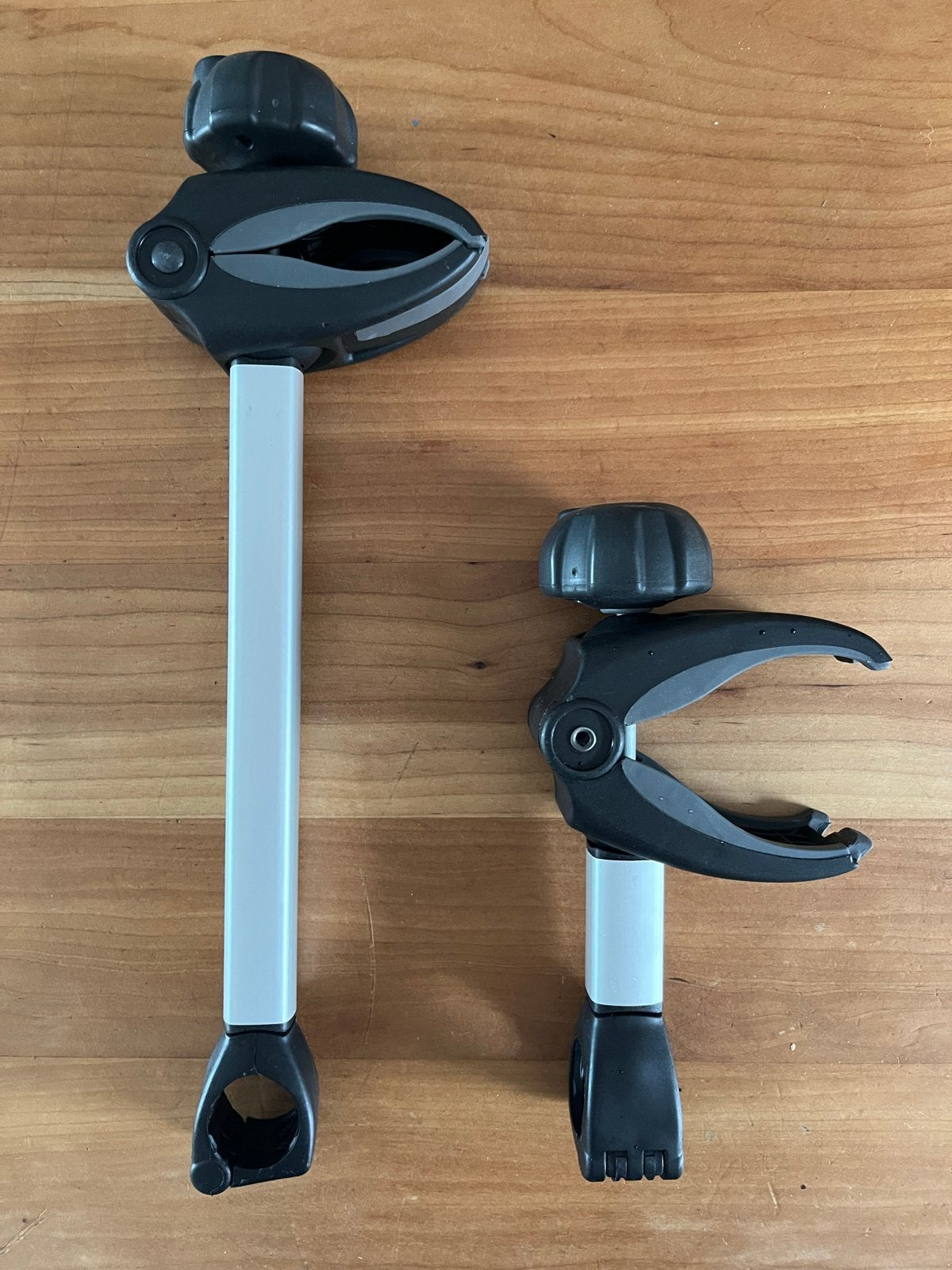 Thule fietsklemmen voor aan de fietsendrager (2 stuks), Ophalen of Verzenden, Gebruikt