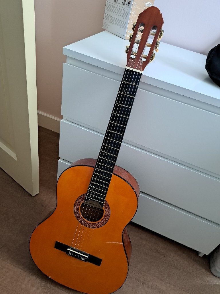 Gitaar, Muziek en Instrumenten, Snaarinstrumenten | Gitaren | Akoestisch, Ophalen, Gebruikt, Klassieke of Spaanse gitaar
