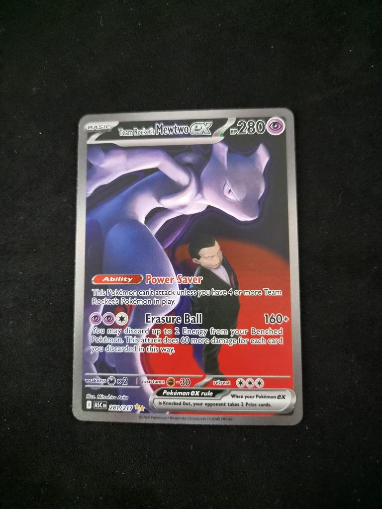Team Rocket's Mewtwo EX - ASC 281, Ophalen, Nieuw, Losse kaart