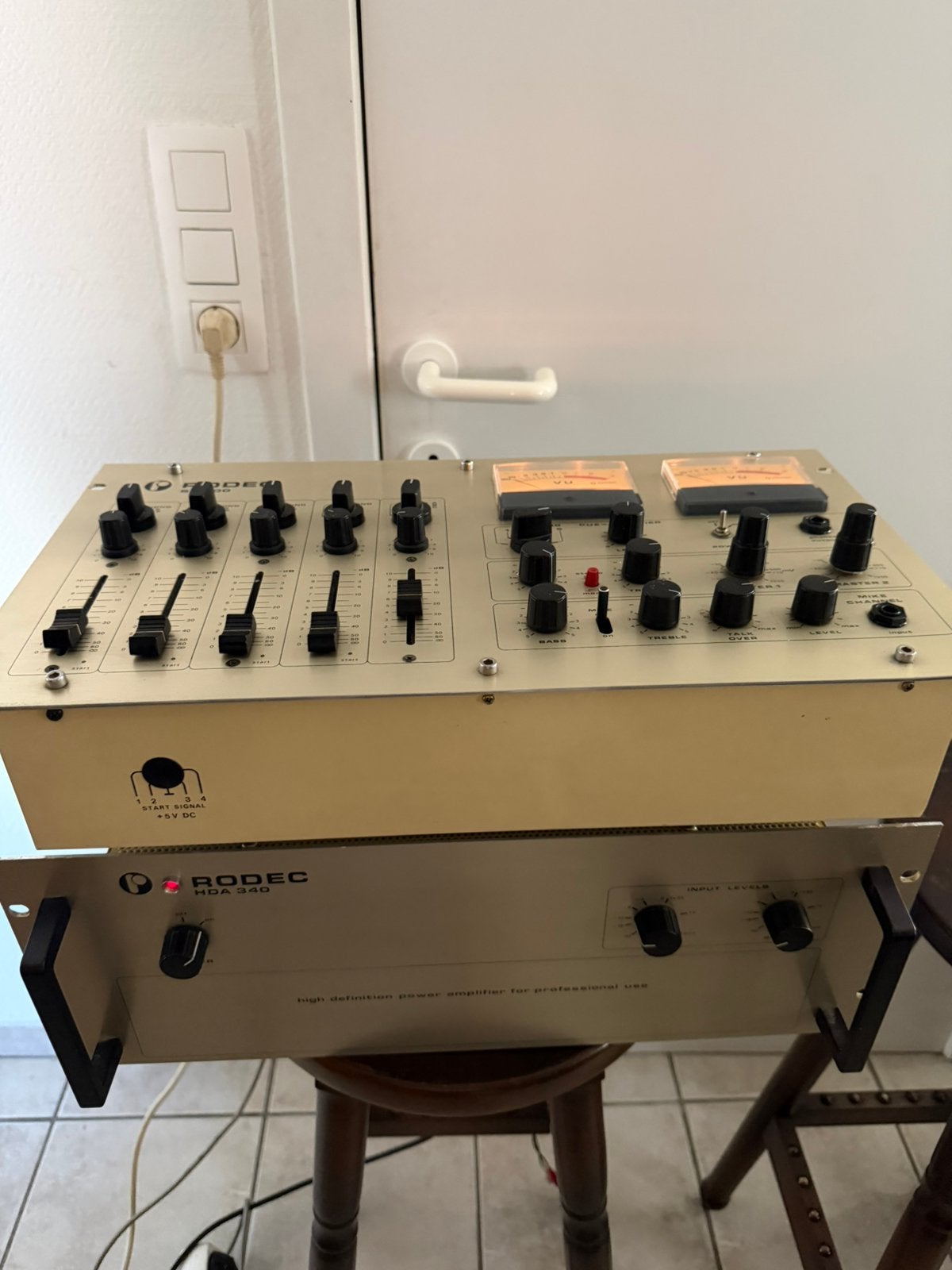 RODEC SM-300 + HDA-340 |Vintage DJ Zeldzame Klassieker, Ophalen, Zo goed als nieuw