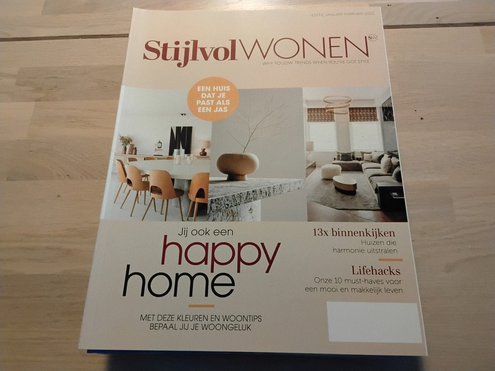Tijdschrift Stijlvol Wonen uit 2022  (6x), Ophalen, Zo goed als nieuw