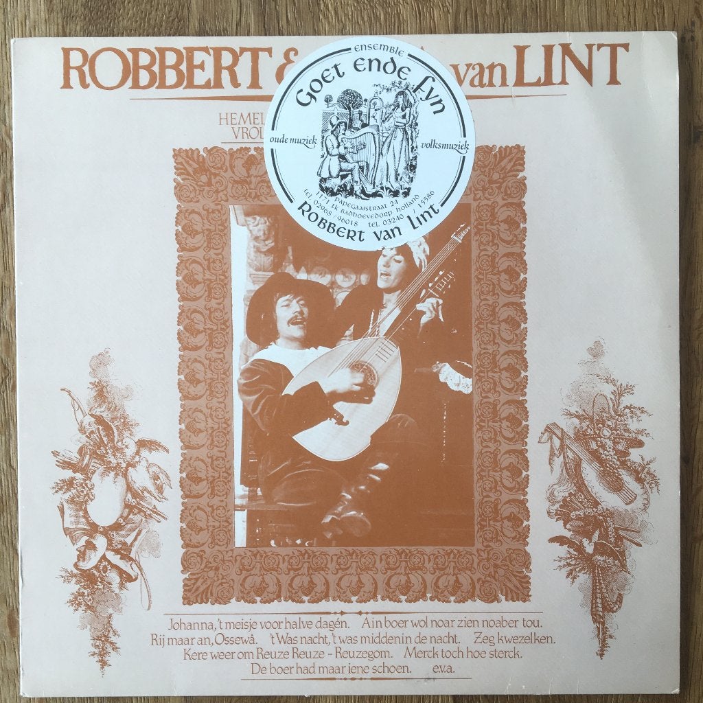 Robbert Anja Van Lint Hemel En Aarde LP folk nederlands 70s, Cd's en Dvd's, Vinyl | Overige Vinyl, Gebruikt, 1970 - 1979, 12 inch