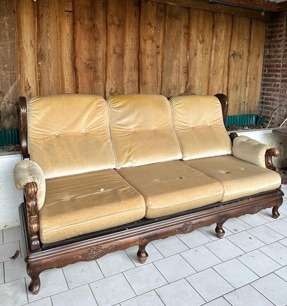 Gratis antieke bank en fauteuils, Ophalen