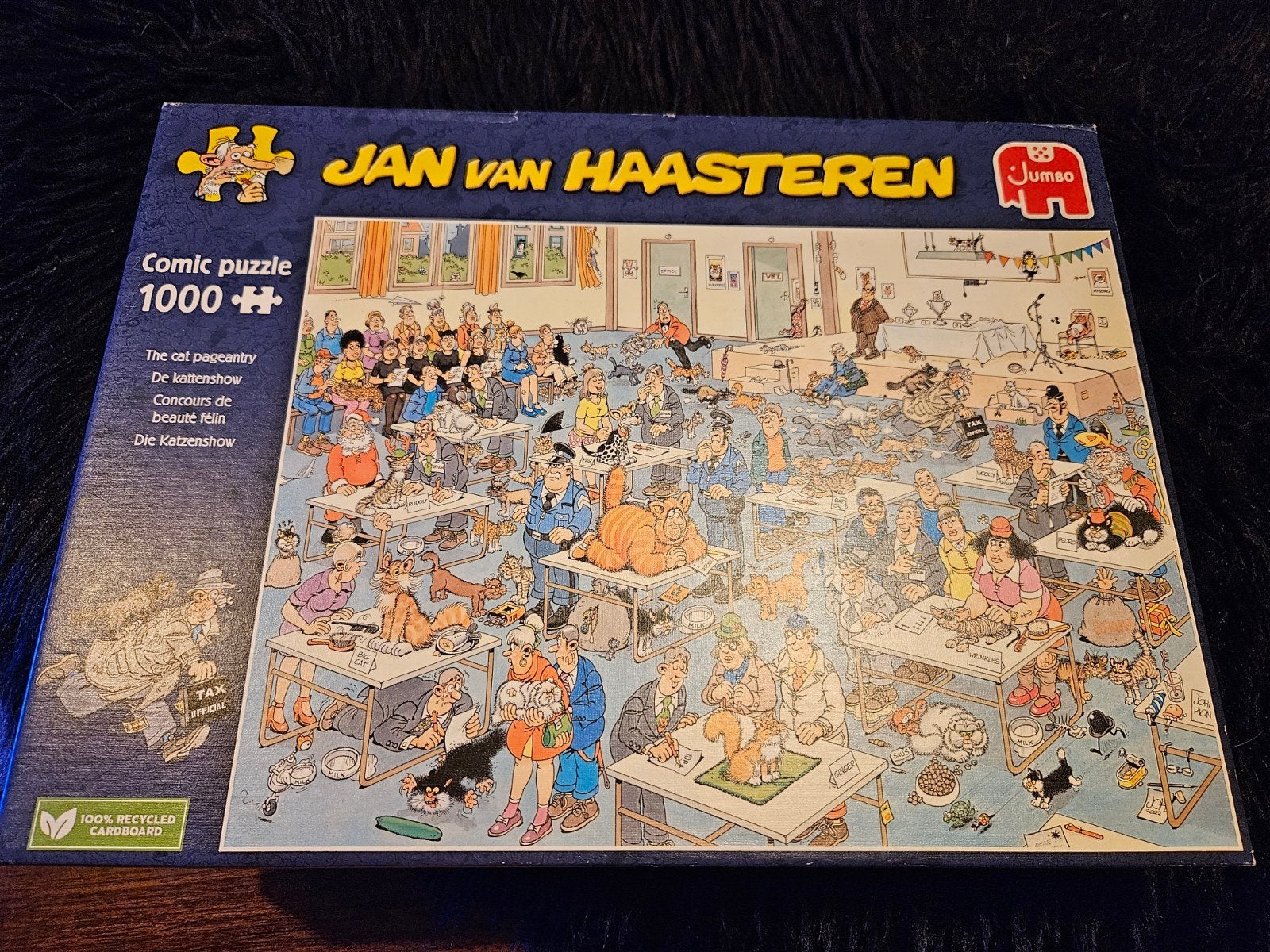 de kattenshow 1000 stukjes, Ophalen, 500 t/m 1500 stukjes, Zo goed als nieuw
