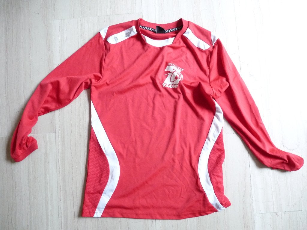 Voetbalshirt SC 't Zand. Maat 164, Sport en Fitness, Voetbal, Maat XS of kleiner, Ophalen of Verzenden, Zo goed als nieuw, Shirt