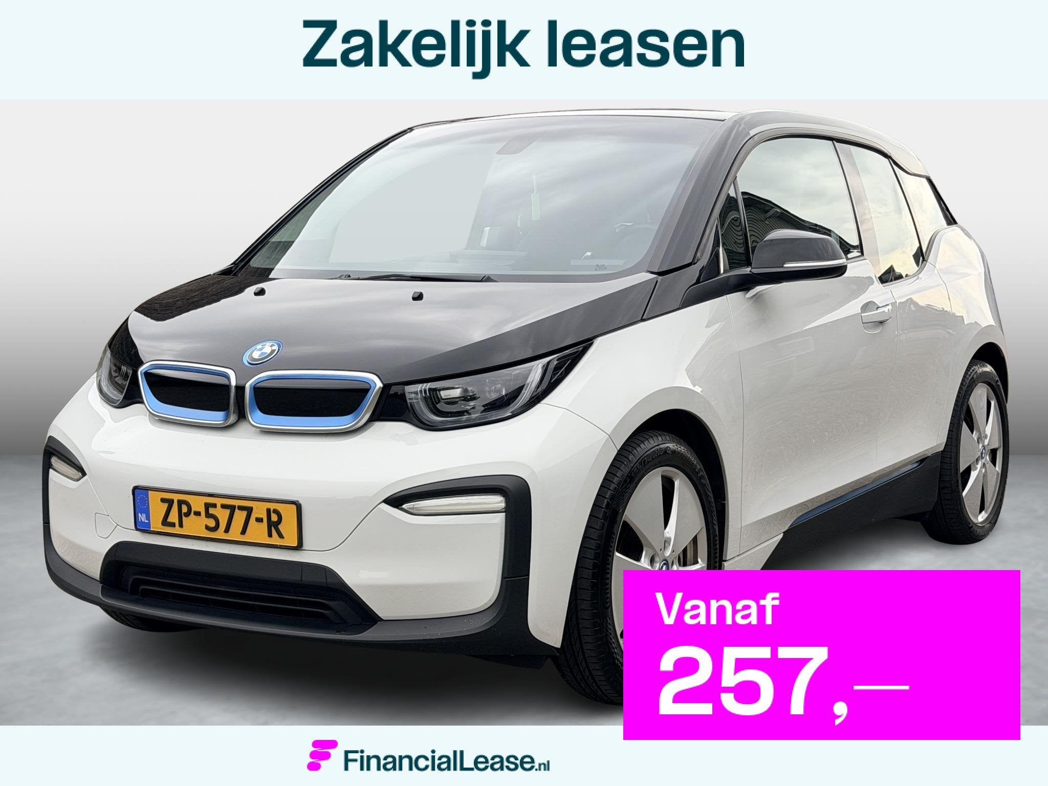 BMW i3 Basis 120Ah 42 kWh / Warmtepomp / Comfort-Pakket (, Automaat, Met garantie (alle), 4 stoelen, 258 min