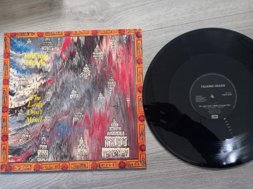 Talking Heas The lady don't mind vinyl, Ophalen of Verzenden, Gebruikt, Pop