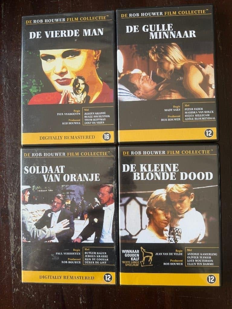 Rob Houwer Collectie (4 DVD's) o.a. Soldaat van Oranje, Vanaf 16 jaar, Ophalen of Verzenden, Zo goed als nieuw, Drama