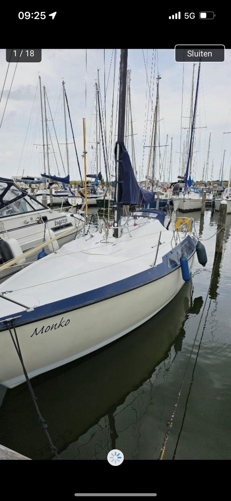 Zeilboot Maxi 77 Ideaal voor dagtochten en weekendjes weg, Ophalen of Verzenden, Gebruikt