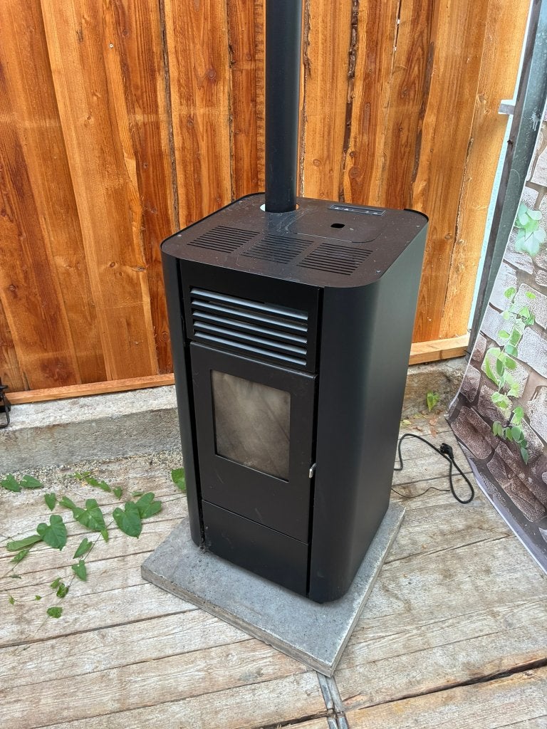 Pelletkachel 9kW SPCT8, Huis en Inrichting, Kachels, Ophalen, Gebruikt, Overige brandstoffen, Pelletkachel
