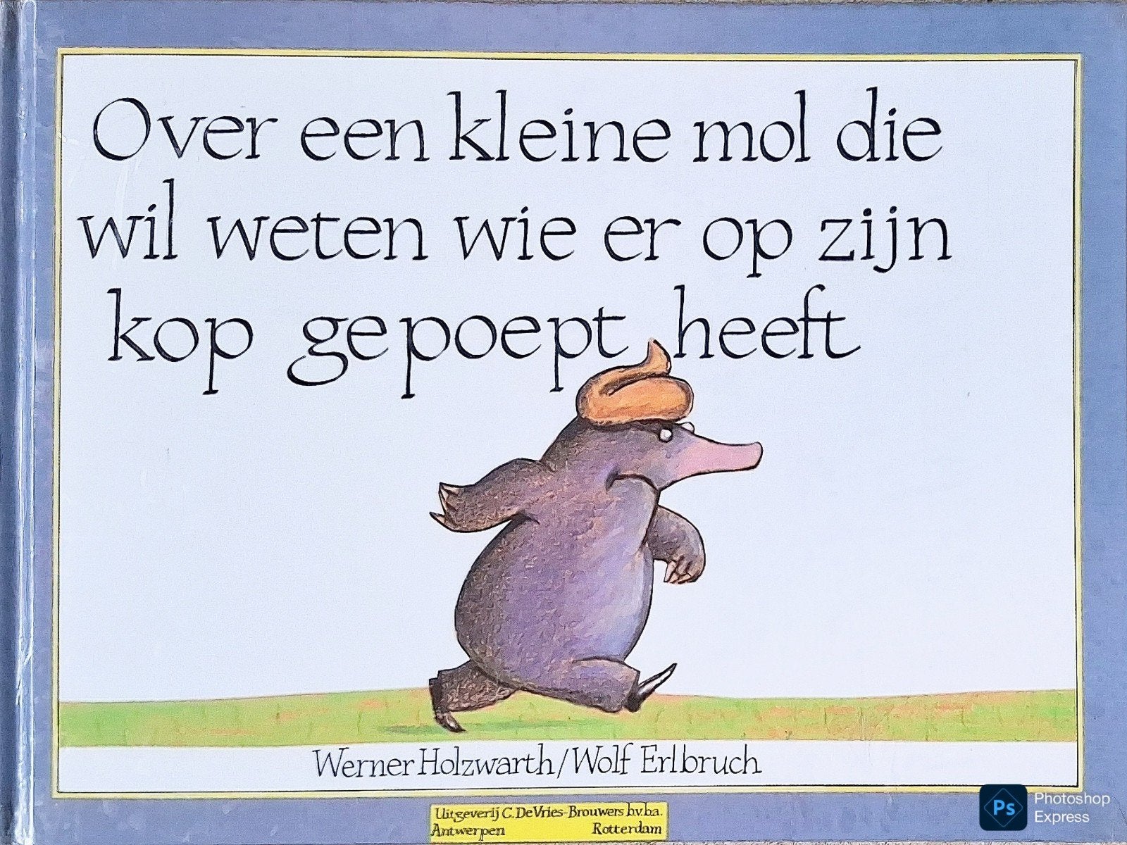 Over Een Kleine Mol Die Wil Weten Wie Er Op Zijn Kop Gepoept, Boeken, Gelezen, 3 tot 4 jaar, Werner Holzwarth/Wolf Erlbruch., Ophalen of Verzenden