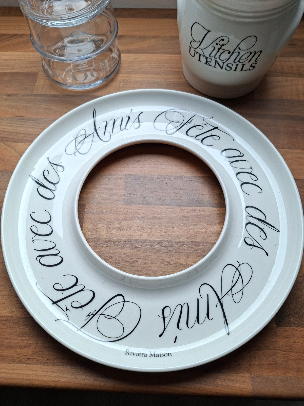 Riviera maison hapjesschaal, Ophalen, Zo goed als nieuw, Glas, Overige stijlen