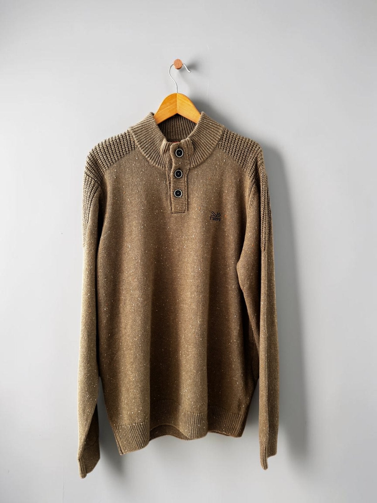 NZA New Zealand Auckland knit trui pullover khaki XXL, Ophalen of Verzenden, Nieuw, Overige maten, Groen