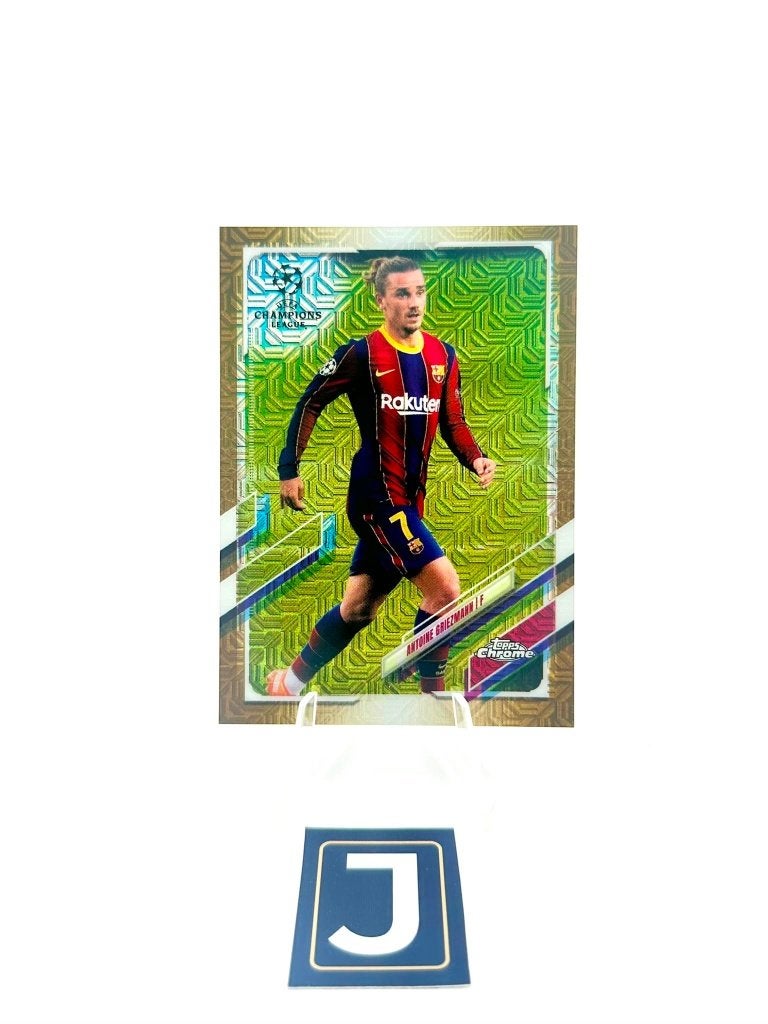 Antoine Griezmann /50 Topps Chrome ucc Barcelona, Ophalen of Verzenden, Zo goed als nieuw, Plaatje