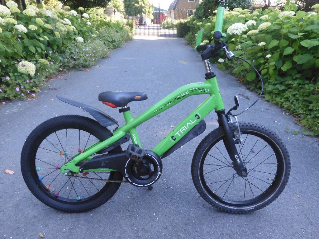 Hele stoere 18 " Alpina TRIAL met lage opstap, Terugtraprem, 16 tot 20 inch, Alpina, Niet ingevuld