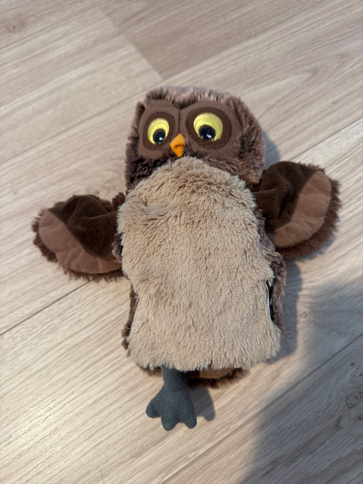 Leuke uil handpop - perfect voor verhalen en spel, Kinderen en Baby's, Speelgoed | Knuffels en Pluche, Ophalen, Overige merken