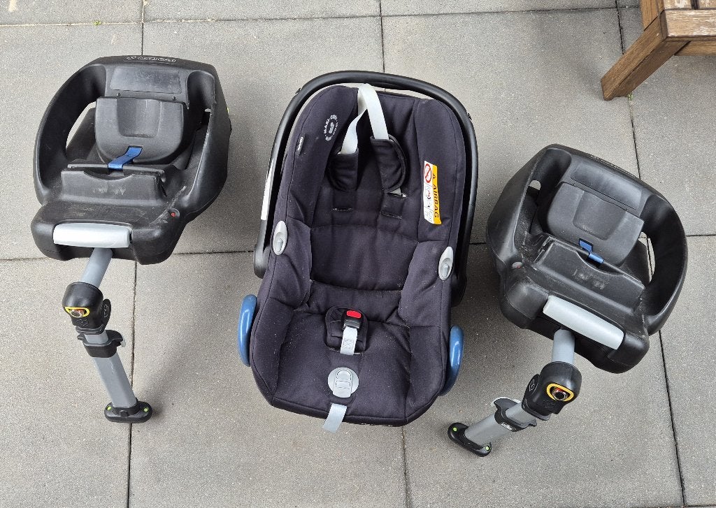 Maxi-Cosi + 2 EasyFix, Ophalen, Gebruikt, Isofix, 0 t/m 13 kg